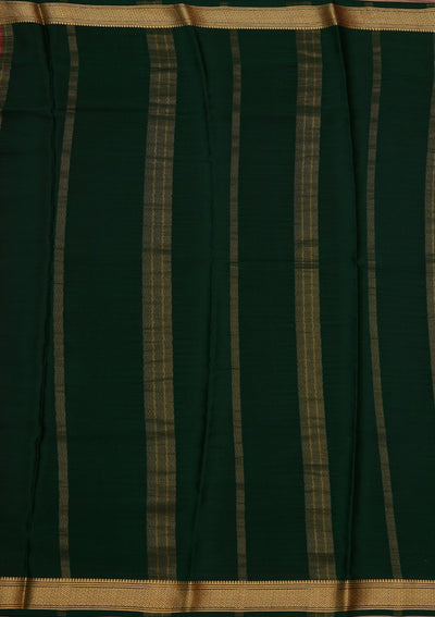 Brown Zariwork Pure Crepe Silk Saree-koskii