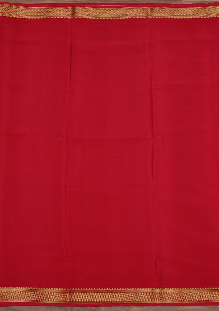 Brown Zariwork Pure Crepe Silk Saree_koskii