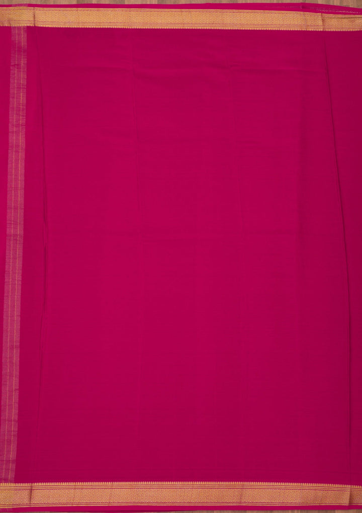 Navy Blue Zariwork Pure Crepe Silk Saree-Koskii
