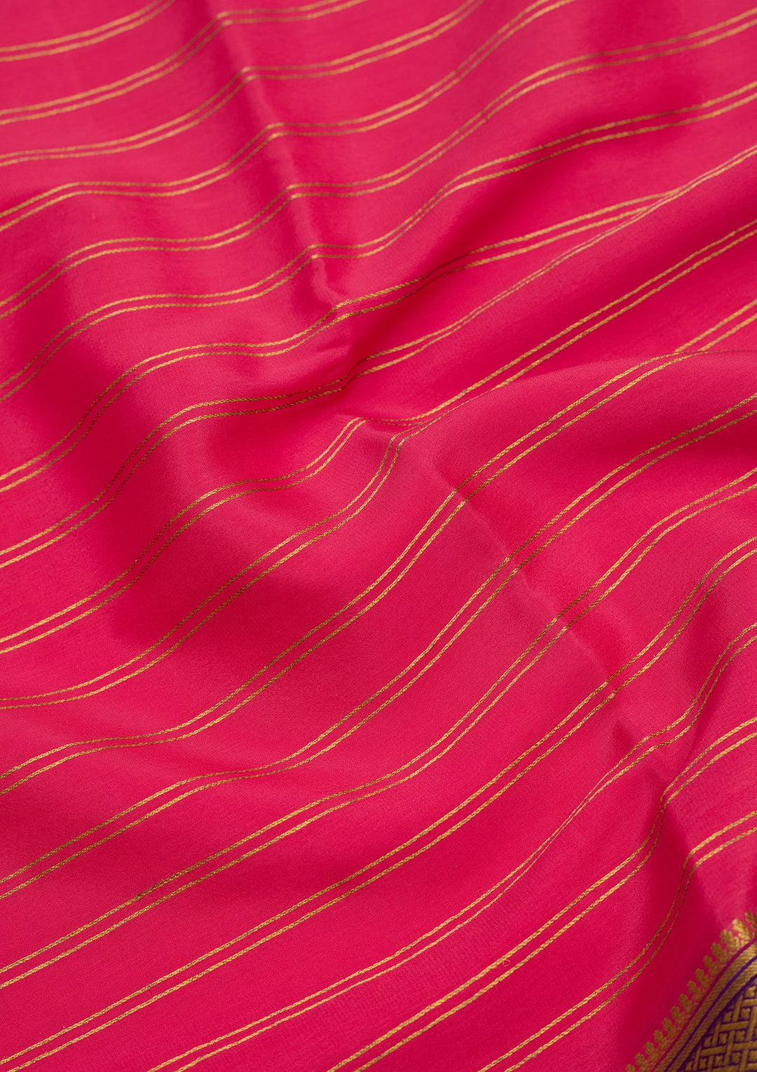 Peach Zariwork Pure Crepe Silk Saree-Koskii