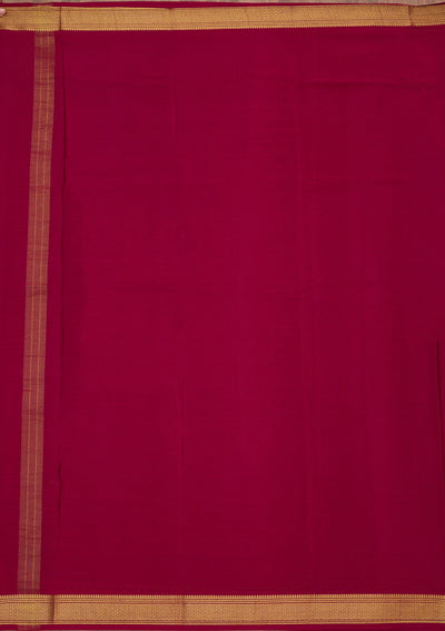 Peacock Green Zariwork Pure Crepe Silk Saree-Koskii