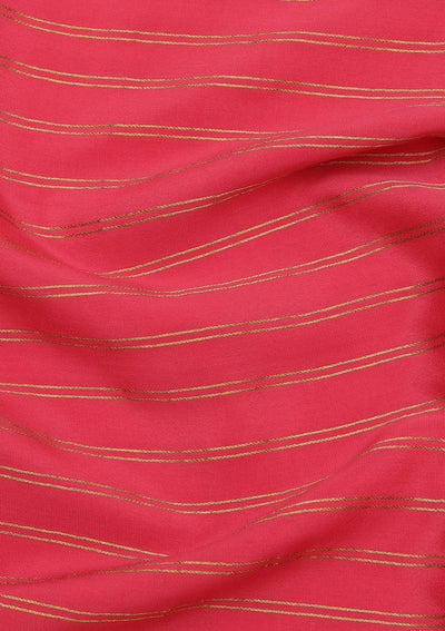 Pink Zariwork Pure Crepe Silk Saree-koskii