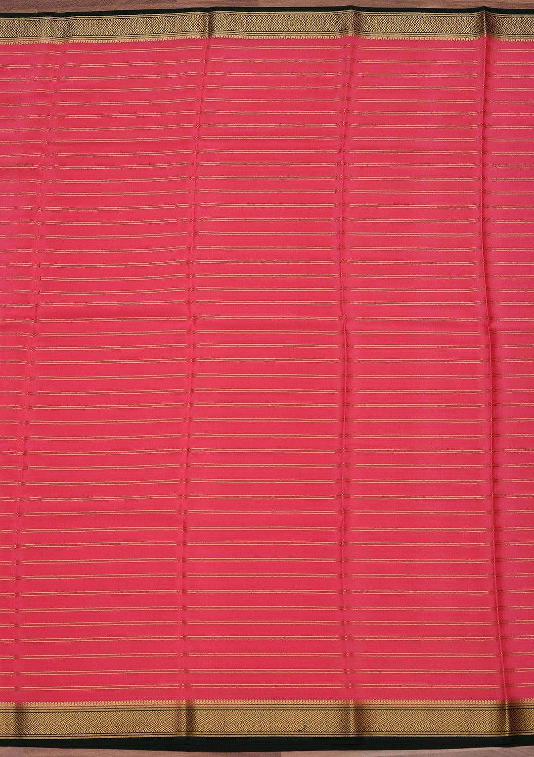 Pink Zariwork Pure Crepe Silk Saree_koskii