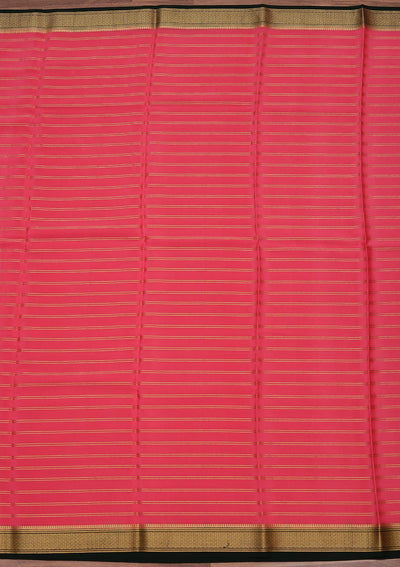 Pink Zariwork Pure Crepe Silk Saree-koskii