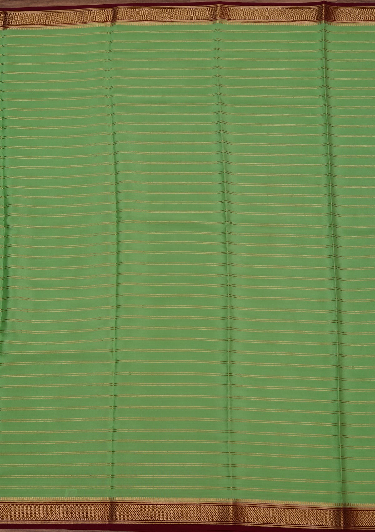 Pista Green Zariwork Pure Crepe Silk_Saree-koskii