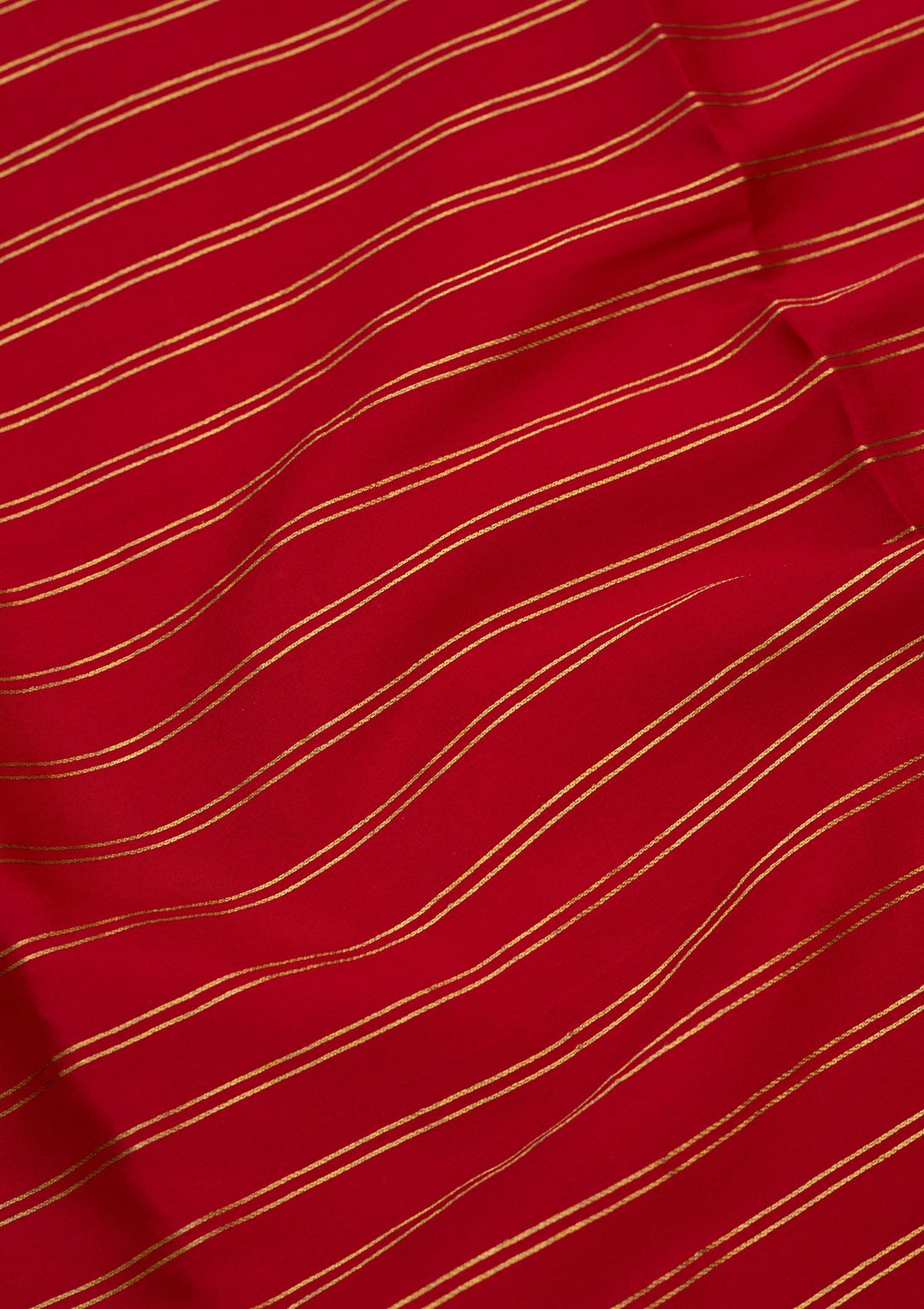 Red Zariwork Pure Crepe Silk Saree-Koskii