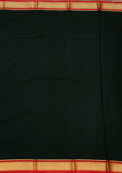 Green Zariwork Pure Crepe Silk Saree-koskii
