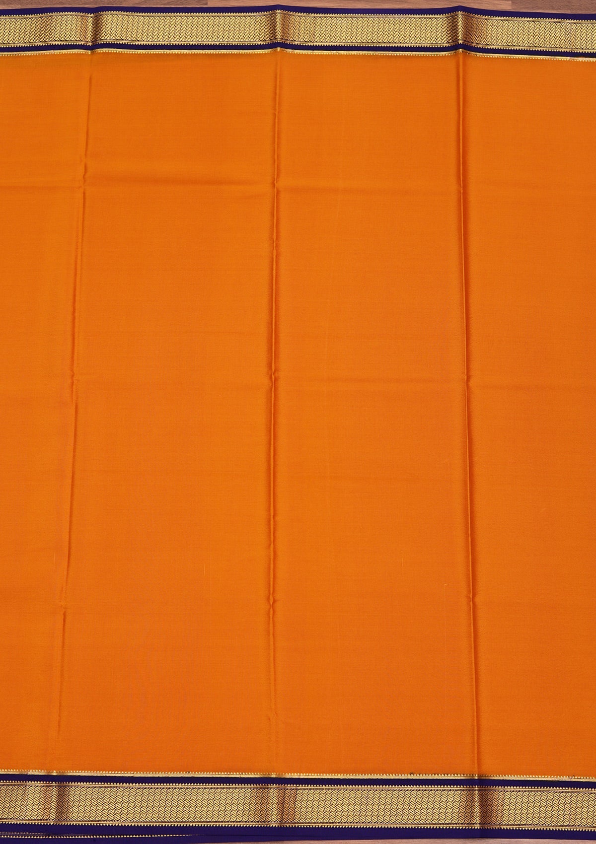Mustard Zariwork Pure Crepe Silk Saree-koskii