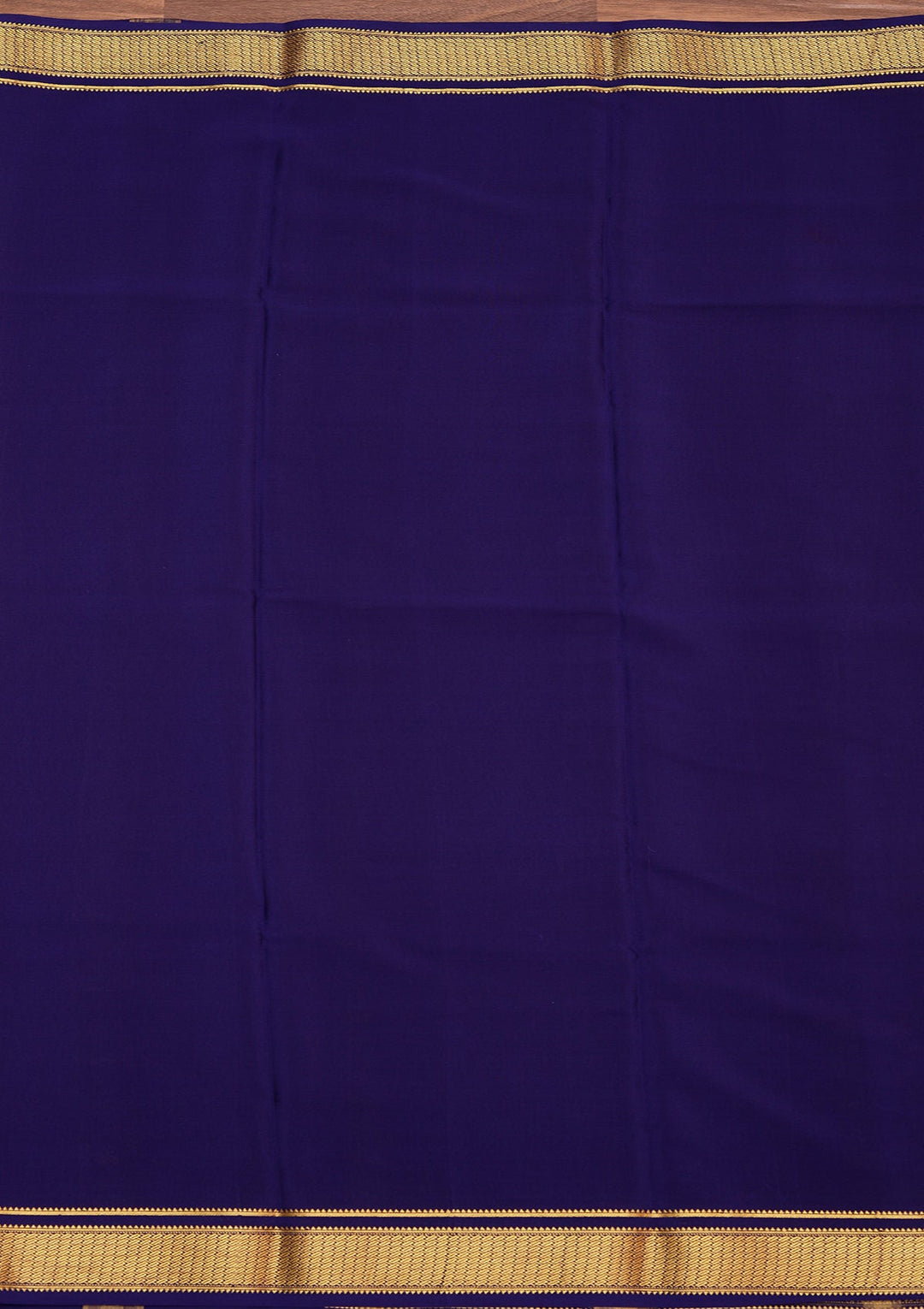 Mustard Zariwork Pure Crepe Silk Saree_koskii
