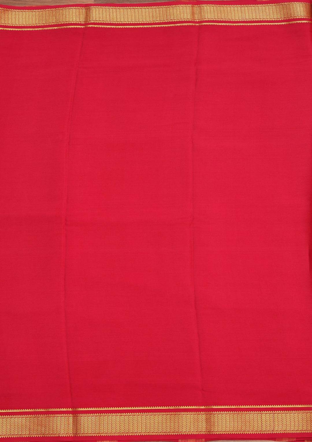 Orange Zariwork Pure Crepe Silk Saree_koskii