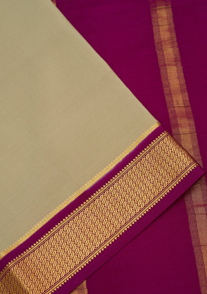 Pista Green Zariwork Pure Crepe Silk Saree-Koskii