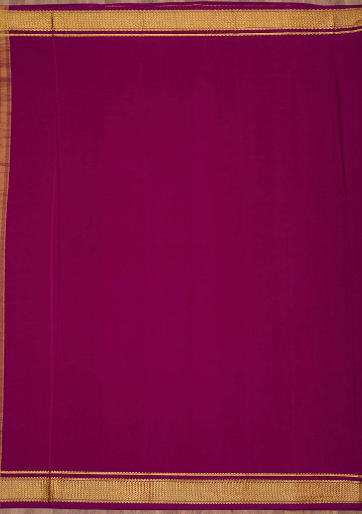 Pista Green Zariwork Pure Crepe Silk Saree-Koskii