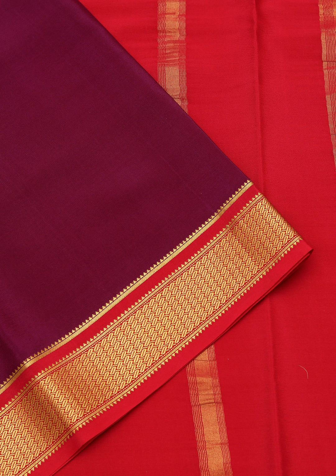 Purple Zariwork Pure Crepe Silk_Saree_koskii