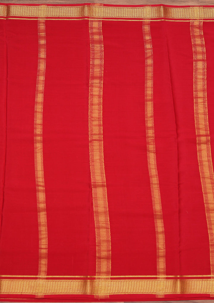 Purple Zariwork Pure Crepe Silk_Saree_koskii
