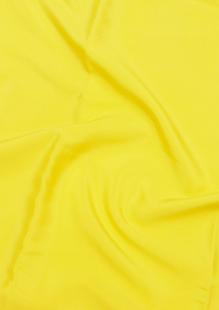 Yellow Zariwork Pure Crepe Silk_Saree_koskii