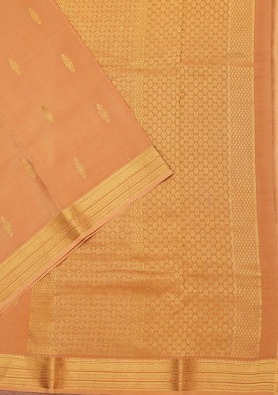 Gold Zariwork Pure Crepe Silk Saree-koskii