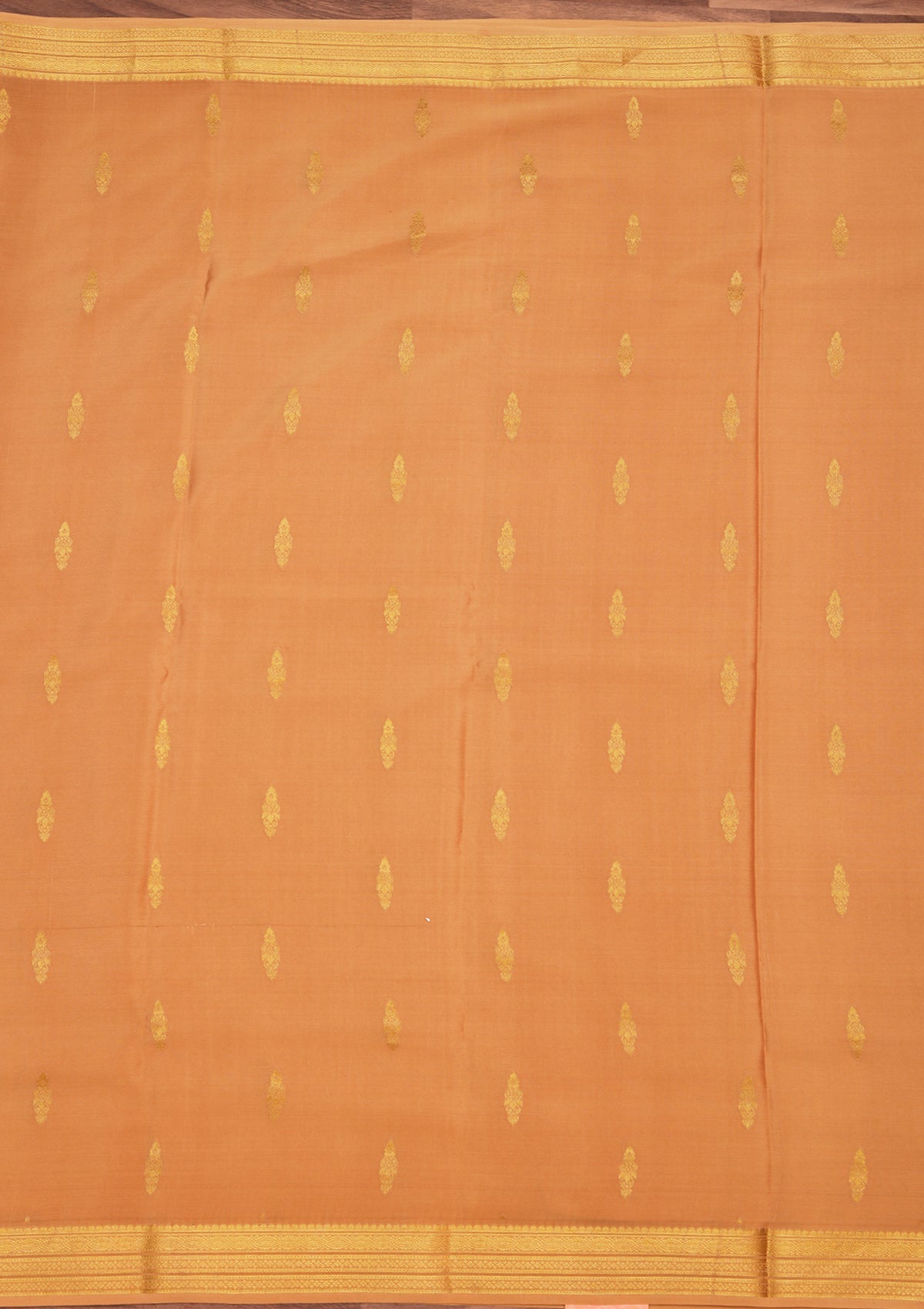 Gold Zariwork Pure Crepe Silk Saree-koskii