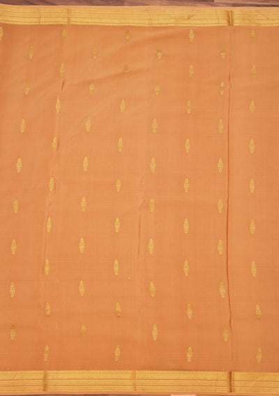 Gold Zariwork Pure Crepe Silk Saree-koskii