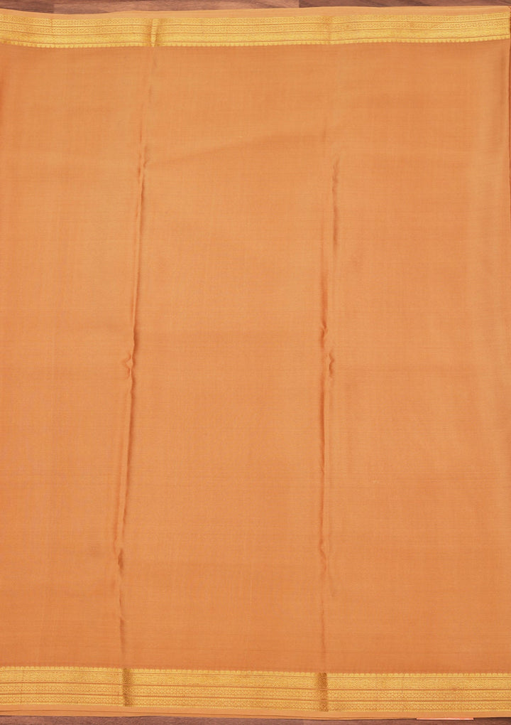 Gold Zariwork Pure Crepe Silk Saree_koskii