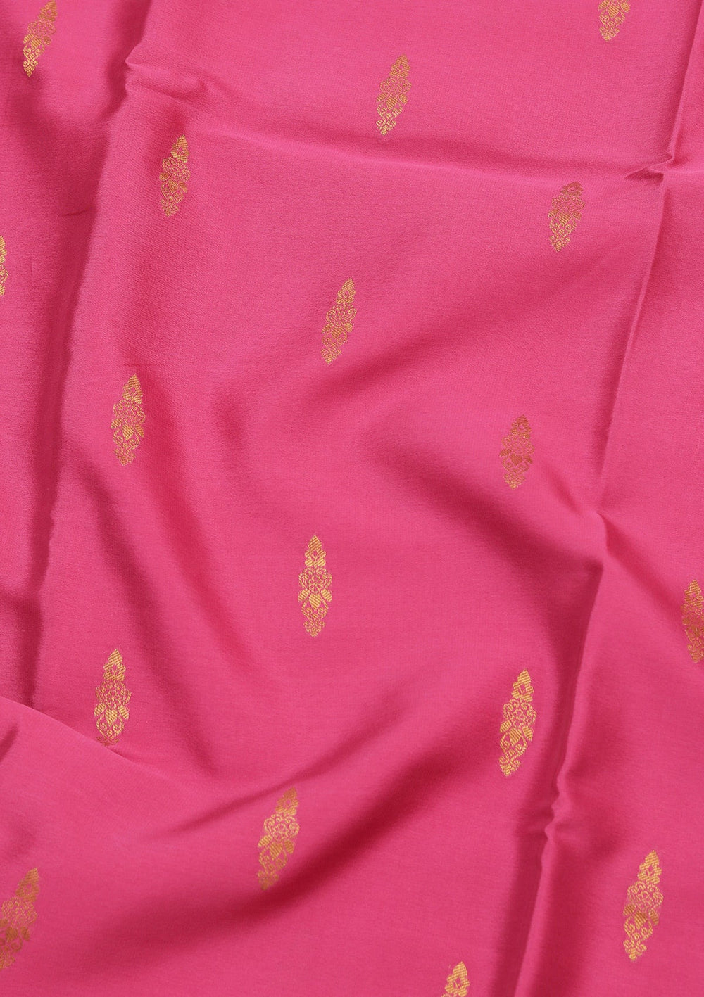 Pink Zariwork Pure Crepe Silk_Saree-koskii