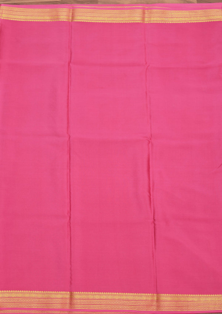 Pink Zariwork Pure Crepe Silk_Saree_koskii