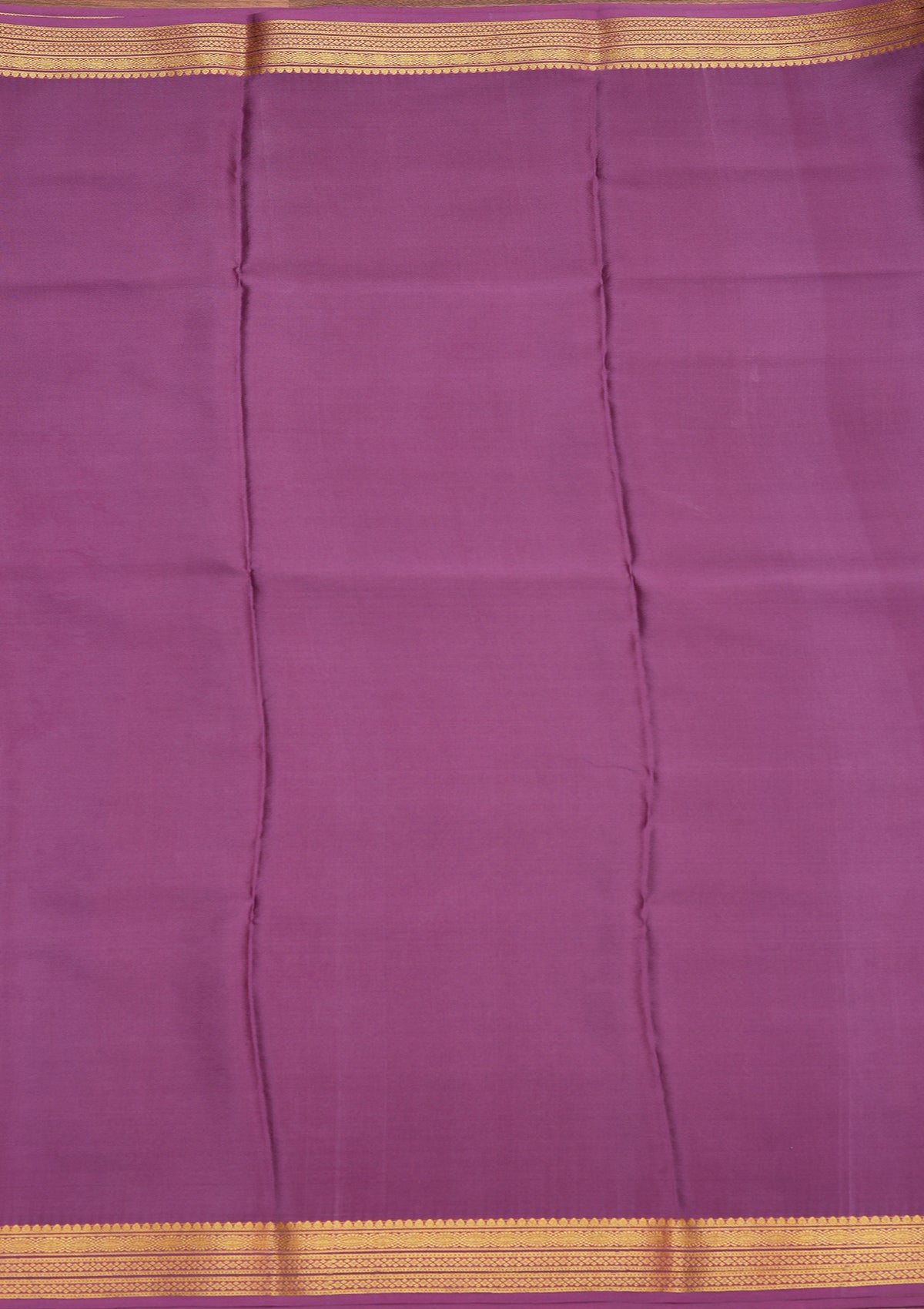Purple Zariwork Pure Crepe Silk Saree-koskii