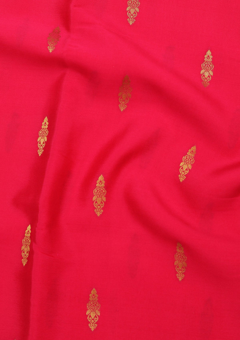 Rani Pink Zariwork Pure Crepe Silk_Saree_koskii