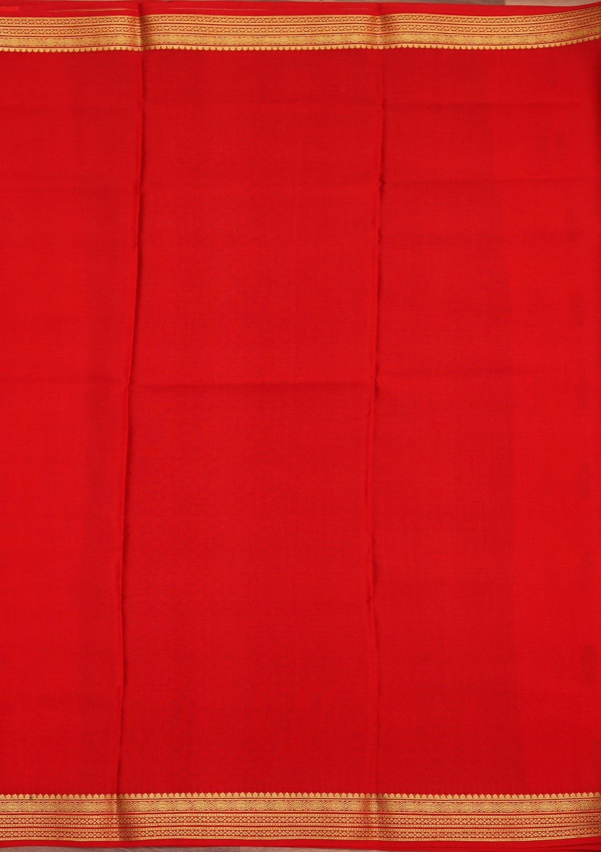 Red Zariwork Pure Crepe Silk Saree-koskii