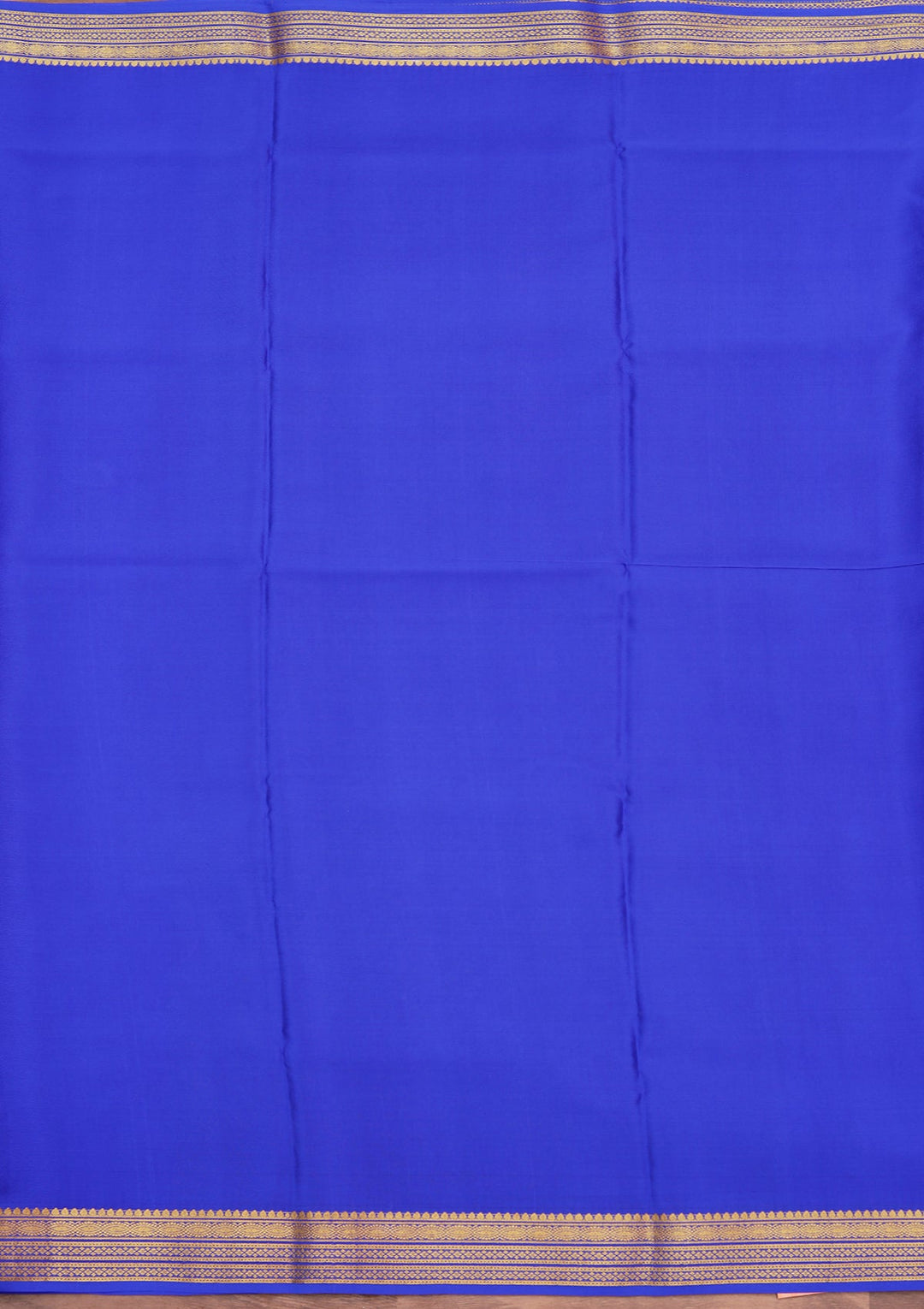Royal Blue Zariwork Pure Crepe Silk_Saree_koskii