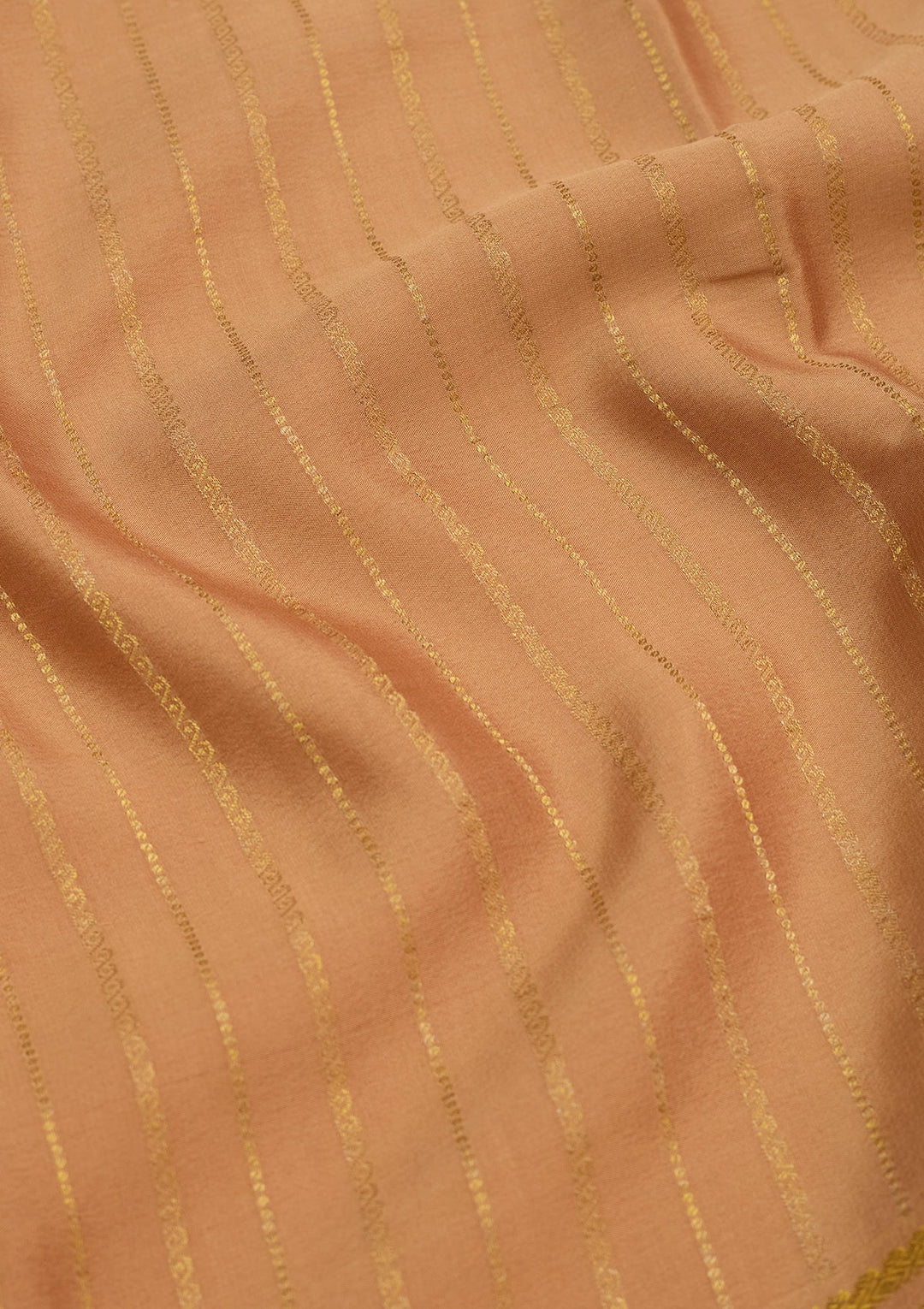 Gold Zariwork Pure Crepe Silk Saree-Koskii