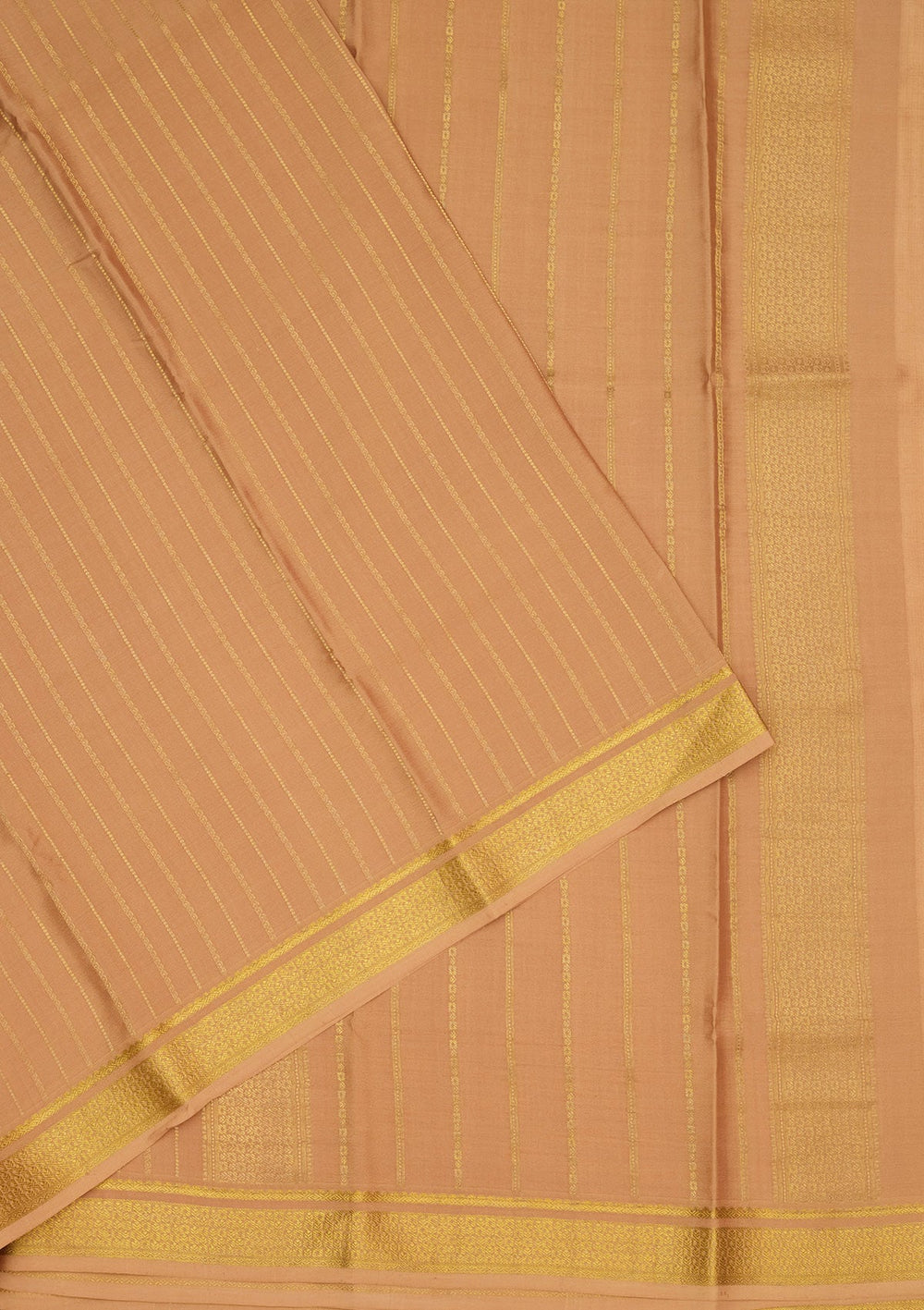 Gold Zariwork Pure Crepe Silk Saree-Koskii