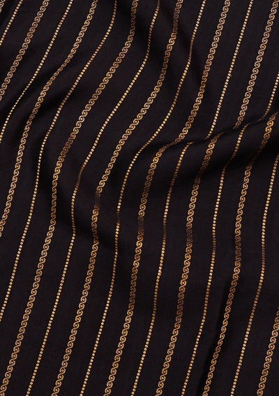 Navy Blue Zariwork Pure Crepe Silk_Saree-koskii