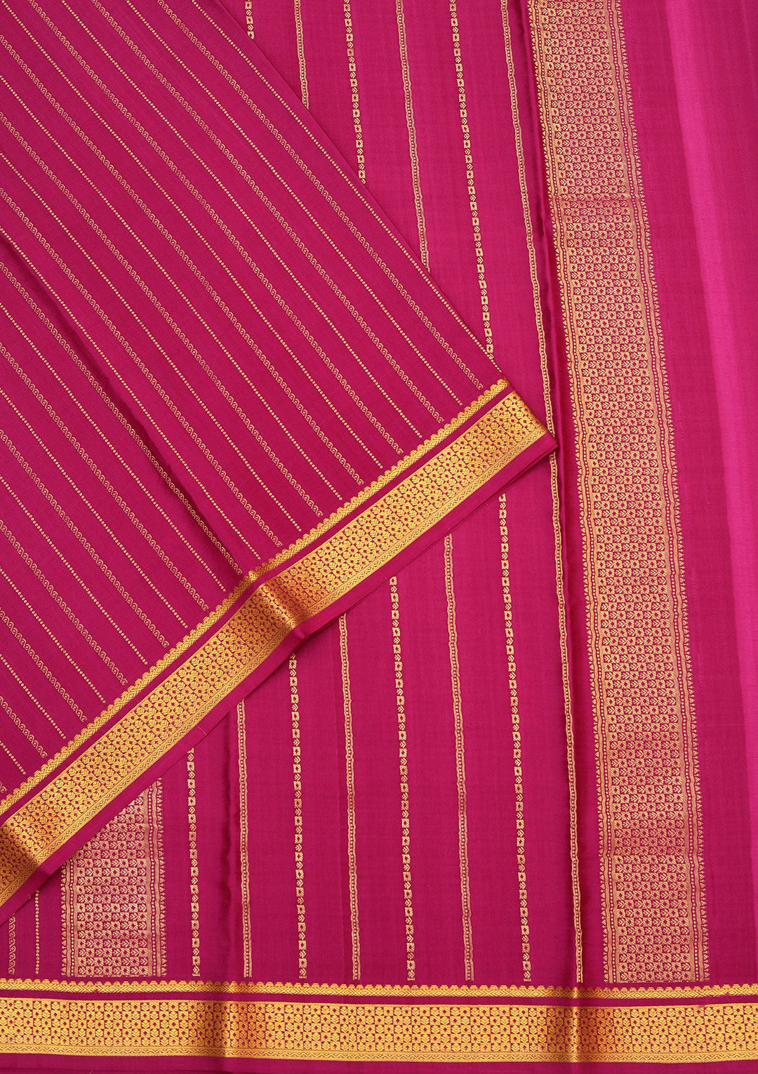 Purple Zariwork Pure Crepe Silk Saree_koskii