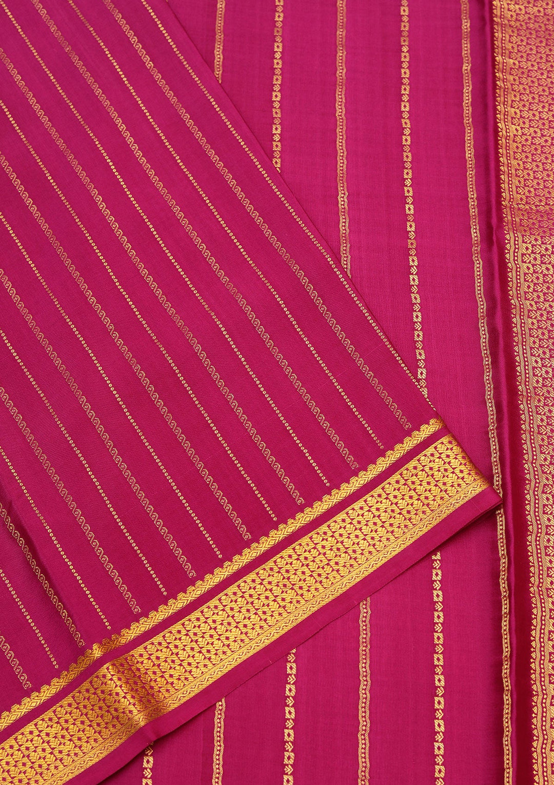 Purple Zariwork Pure Crepe Silk Saree_koskii