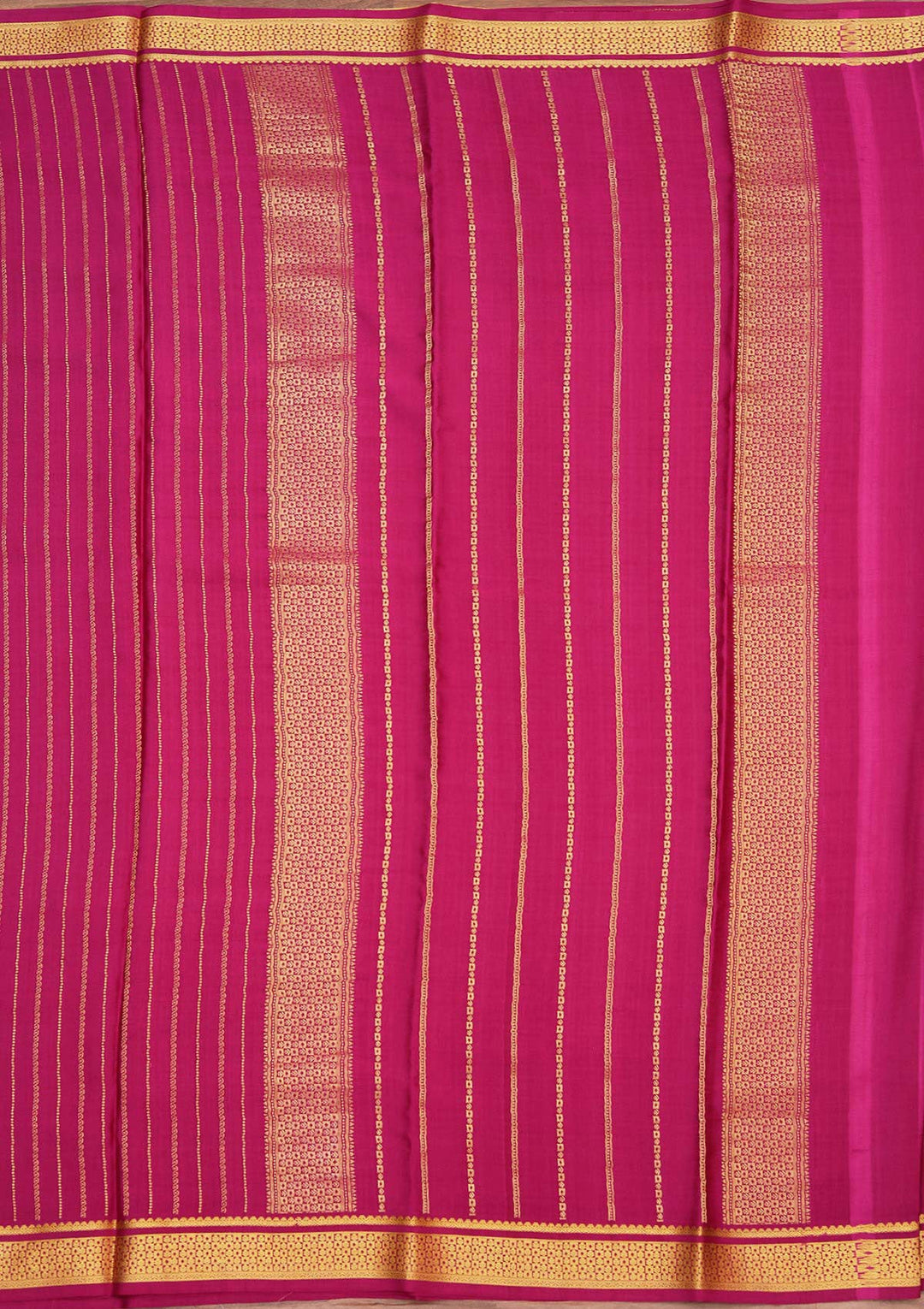 Purple Zariwork Pure Crepe Silk Saree_koskii