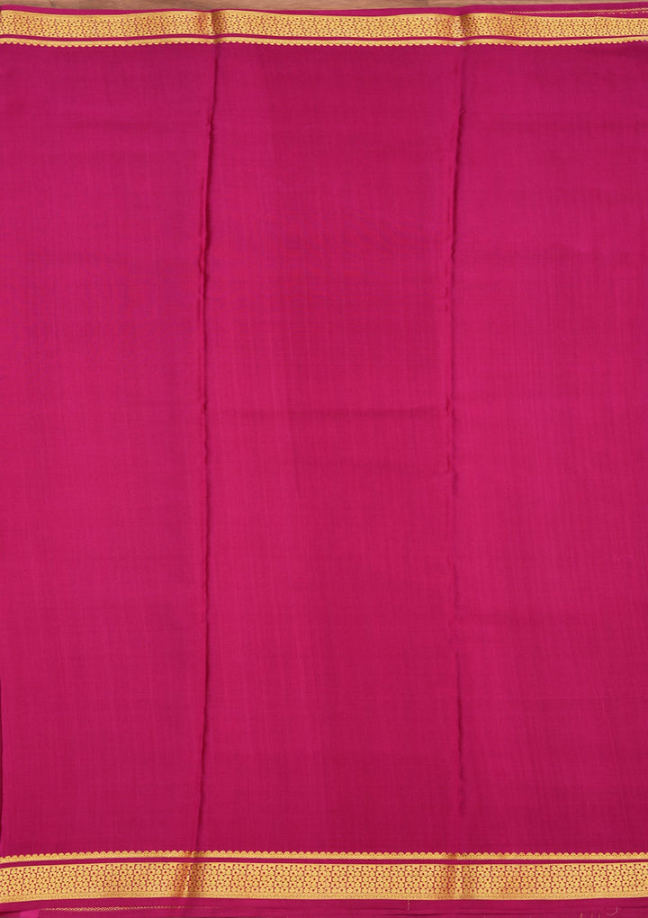 Purple Zariwork Pure Crepe Silk Saree_koskii