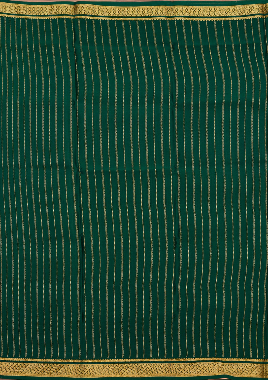 Rama Green Zariwork Pure Crepe Silk Saree_koskii