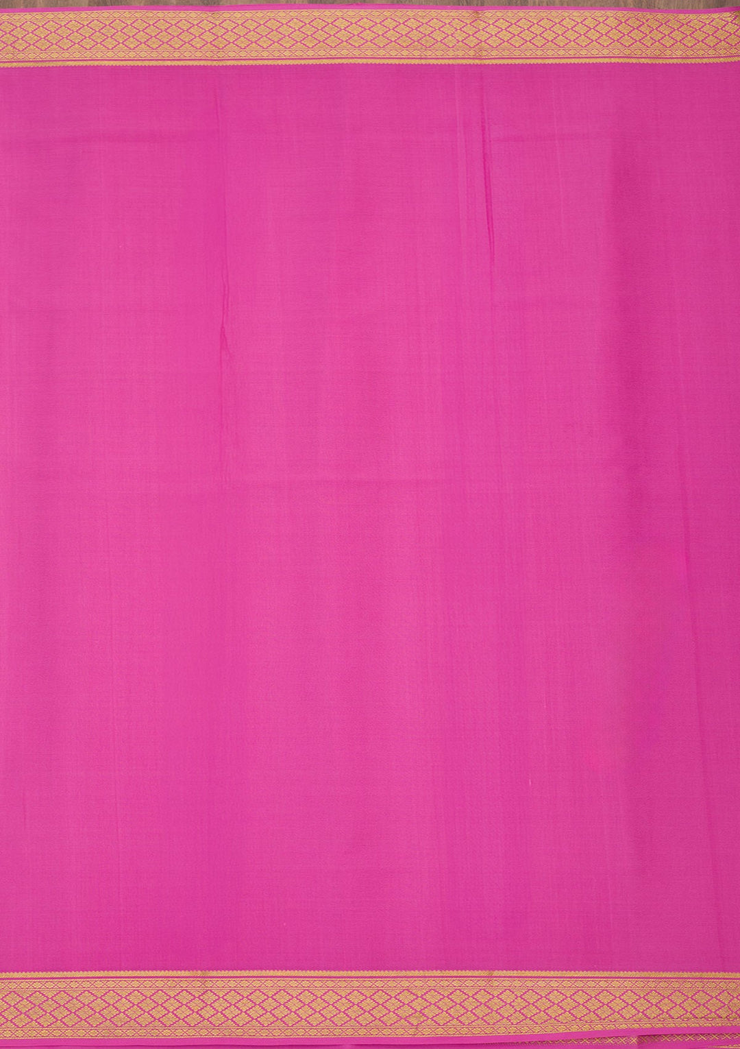 Onion Pink Zariwork Pure Crepe Silk Saree-Koskii