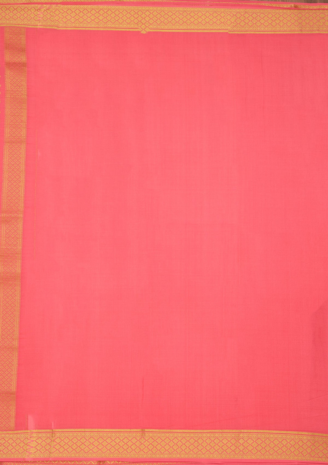 Peach Zariwork Pure Crepe Silk Saree-Koskii