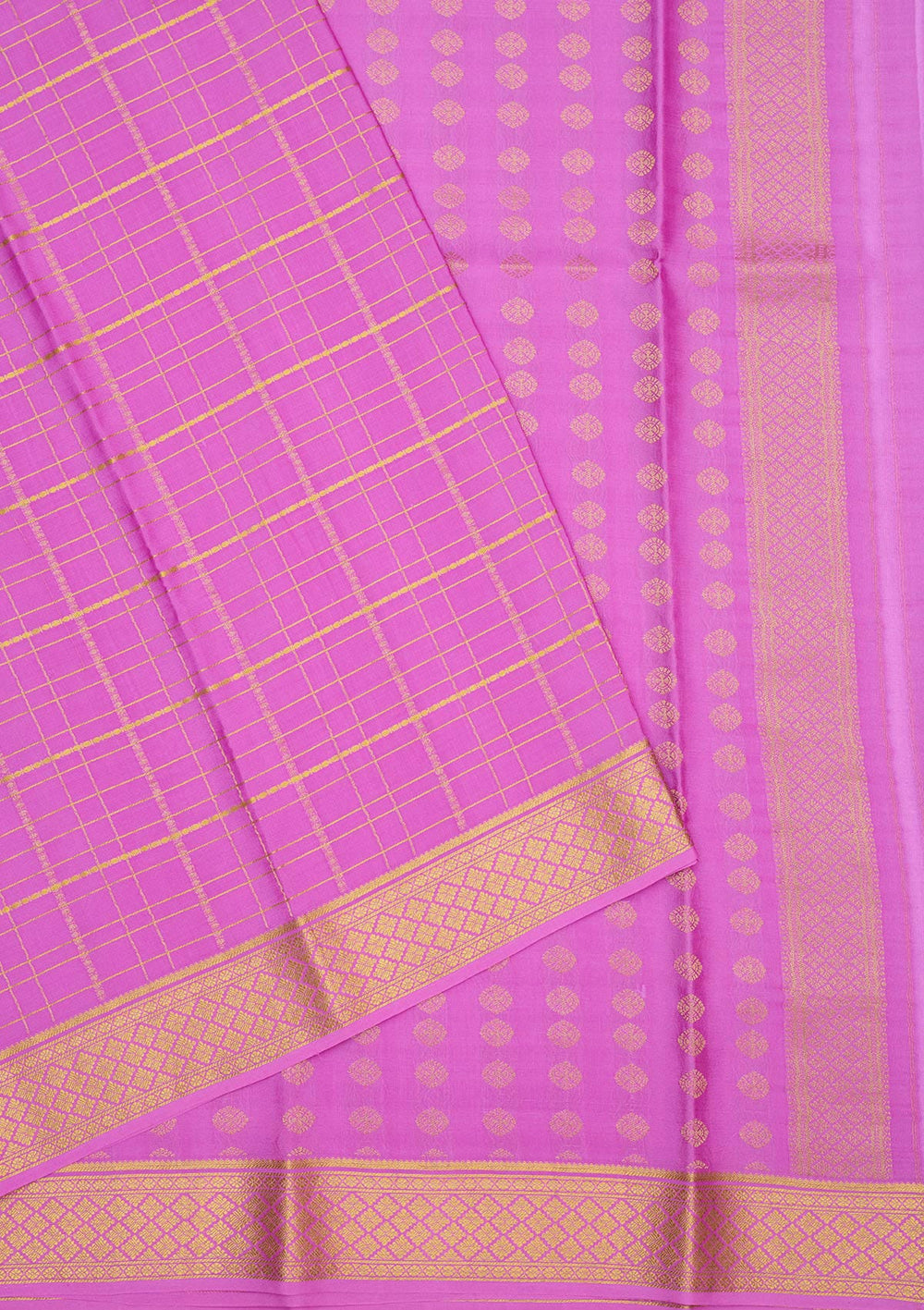 Purple Zariwork Pure Crepe Silk Saree-Koskii