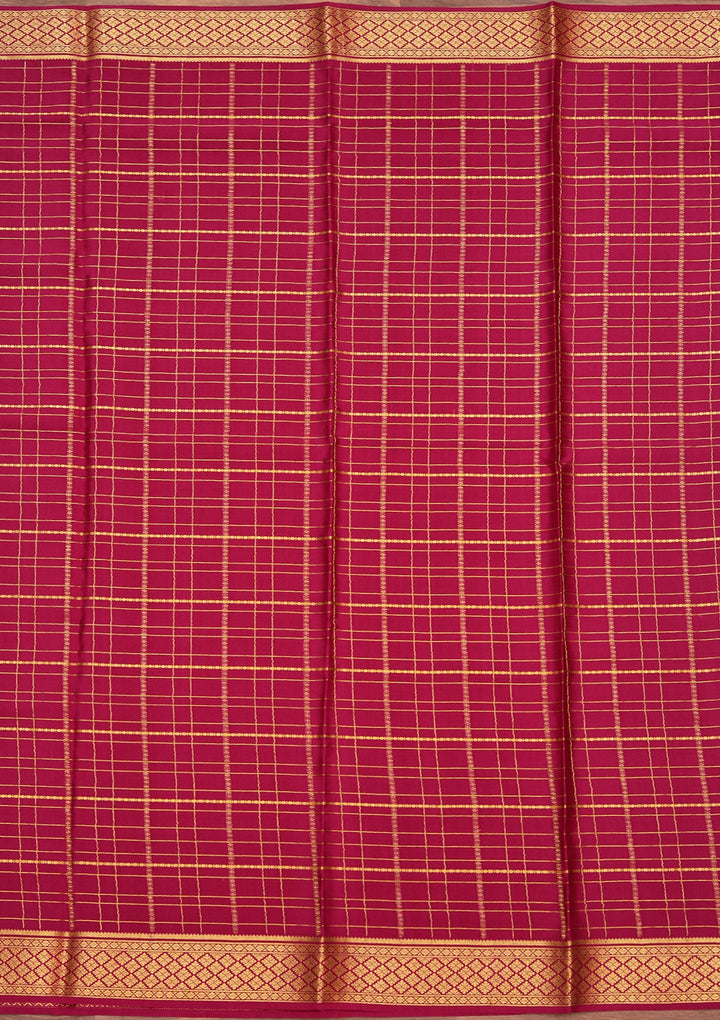 Wine Zariwork Pure Crepe Silk_Saree_koskii