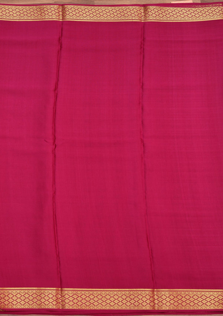 Wine Zariwork Pure Crepe Silk_Saree_koskii