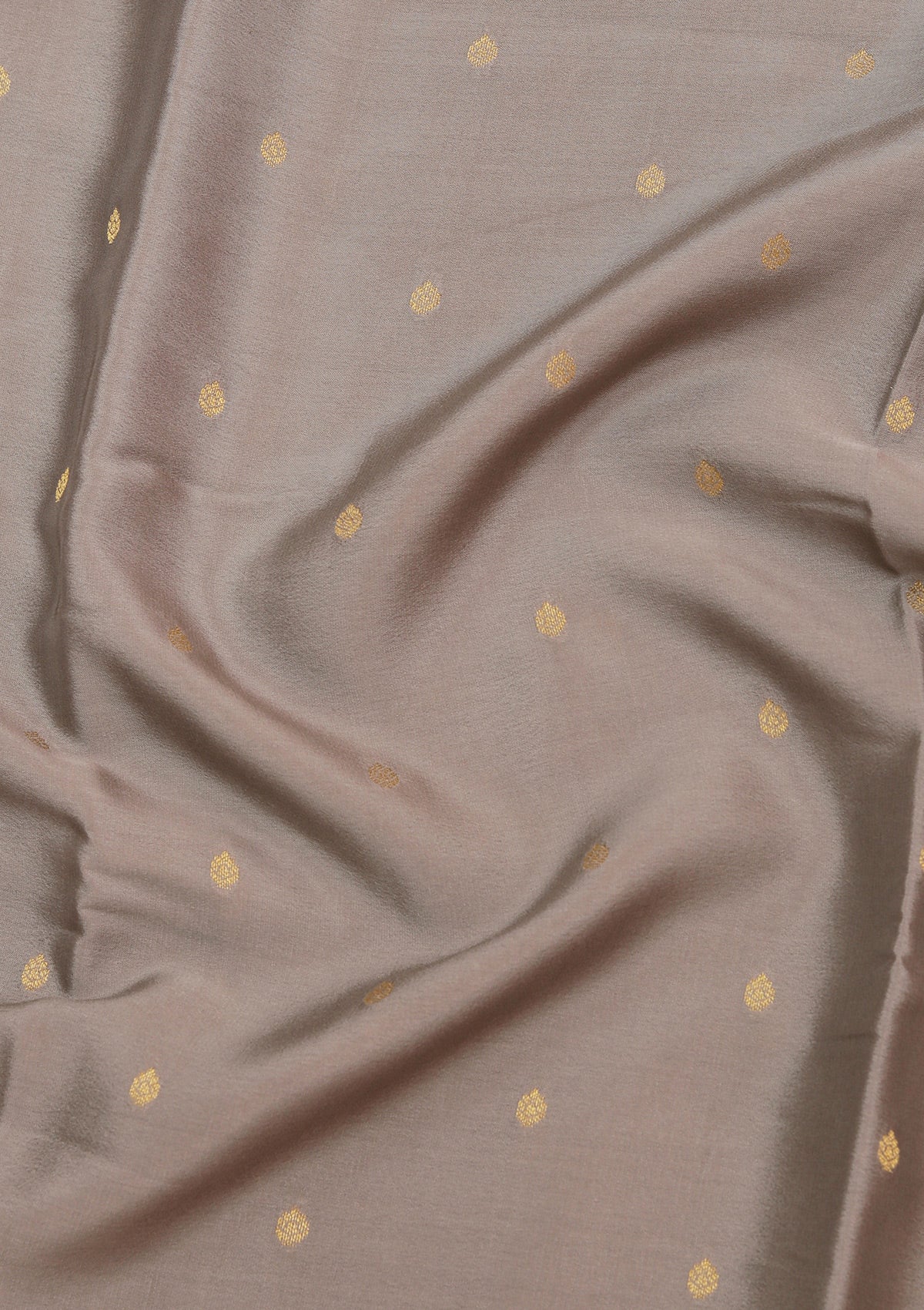 Light Grey Zariwork Pure Crepe Silk Saree-koskii