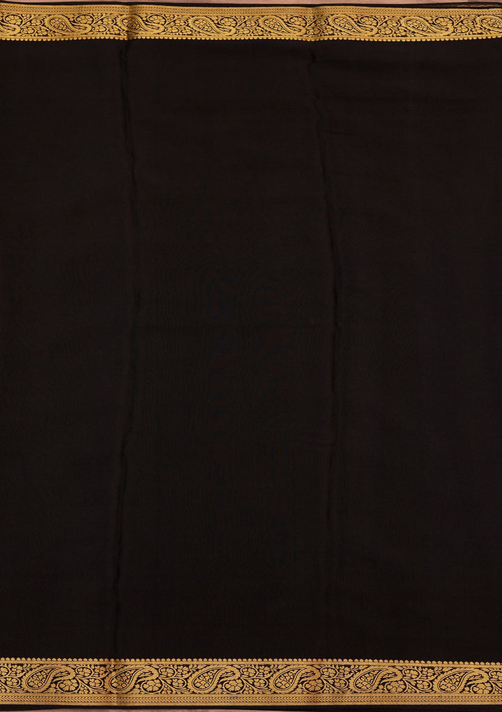 Red Zariwork Pure Crepe Silk_Saree_koskii