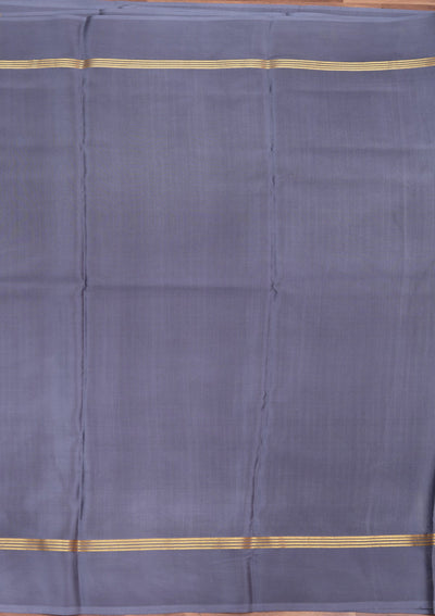 Blue Zariwork Pure Crepe Silk Saree-koskii