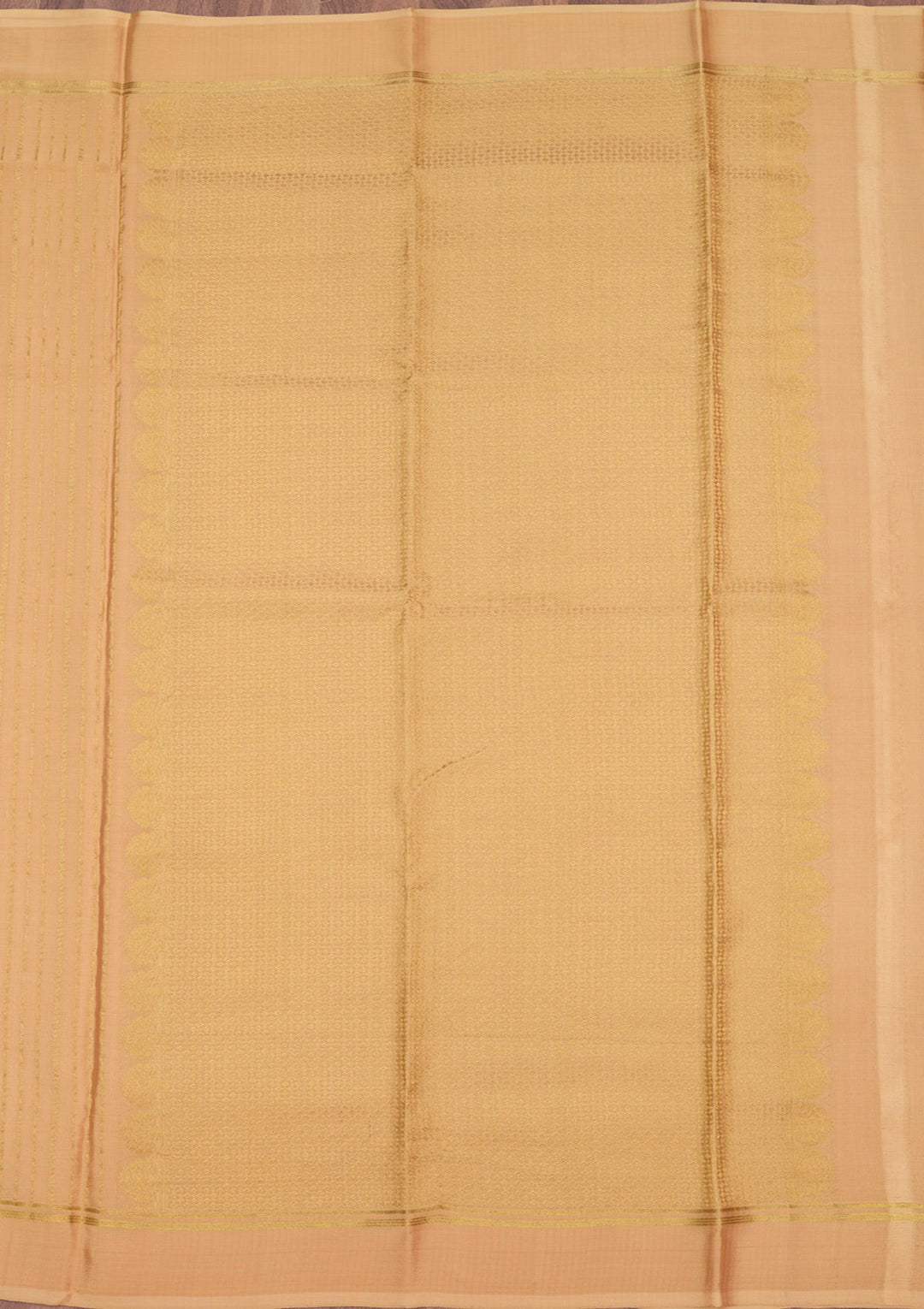 Gold Zariwork Pure Crepe Silk Saree-Koskii