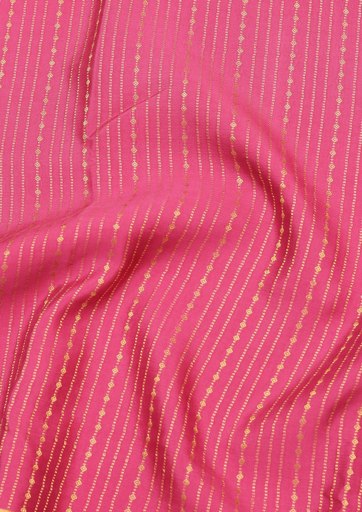 Onion Pink Zariwork Pure Crepe Silk_Saree_koskii