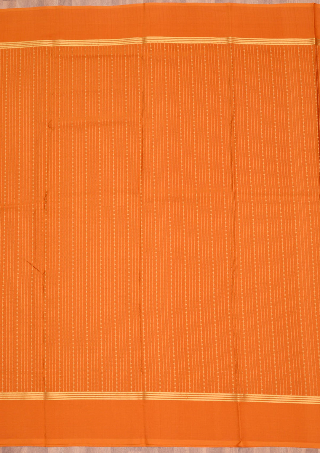 Orange Zariwork Pure Crepe Silk Saree-Koskii