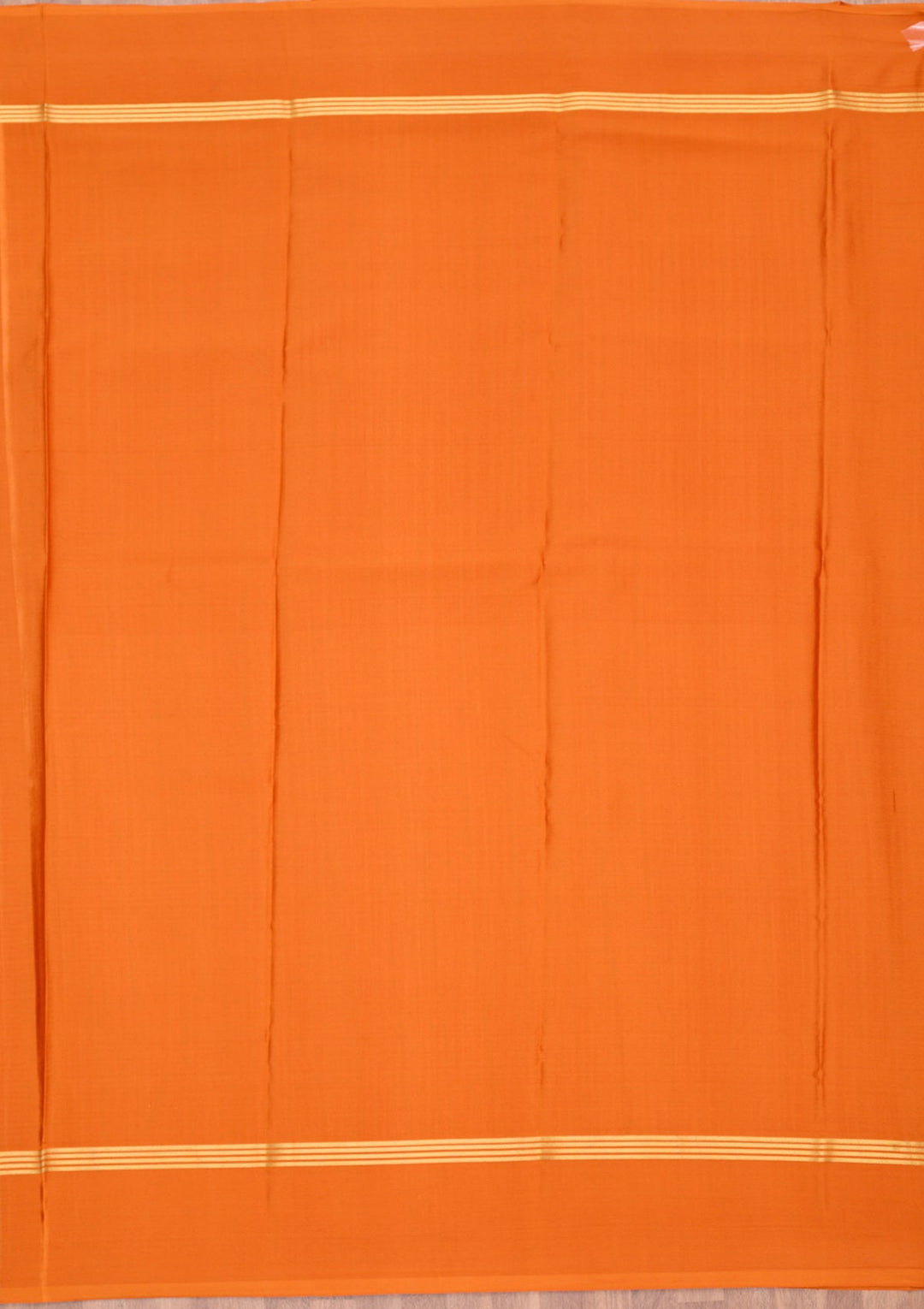 Orange Zariwork Pure Crepe Silk Saree-Koskii