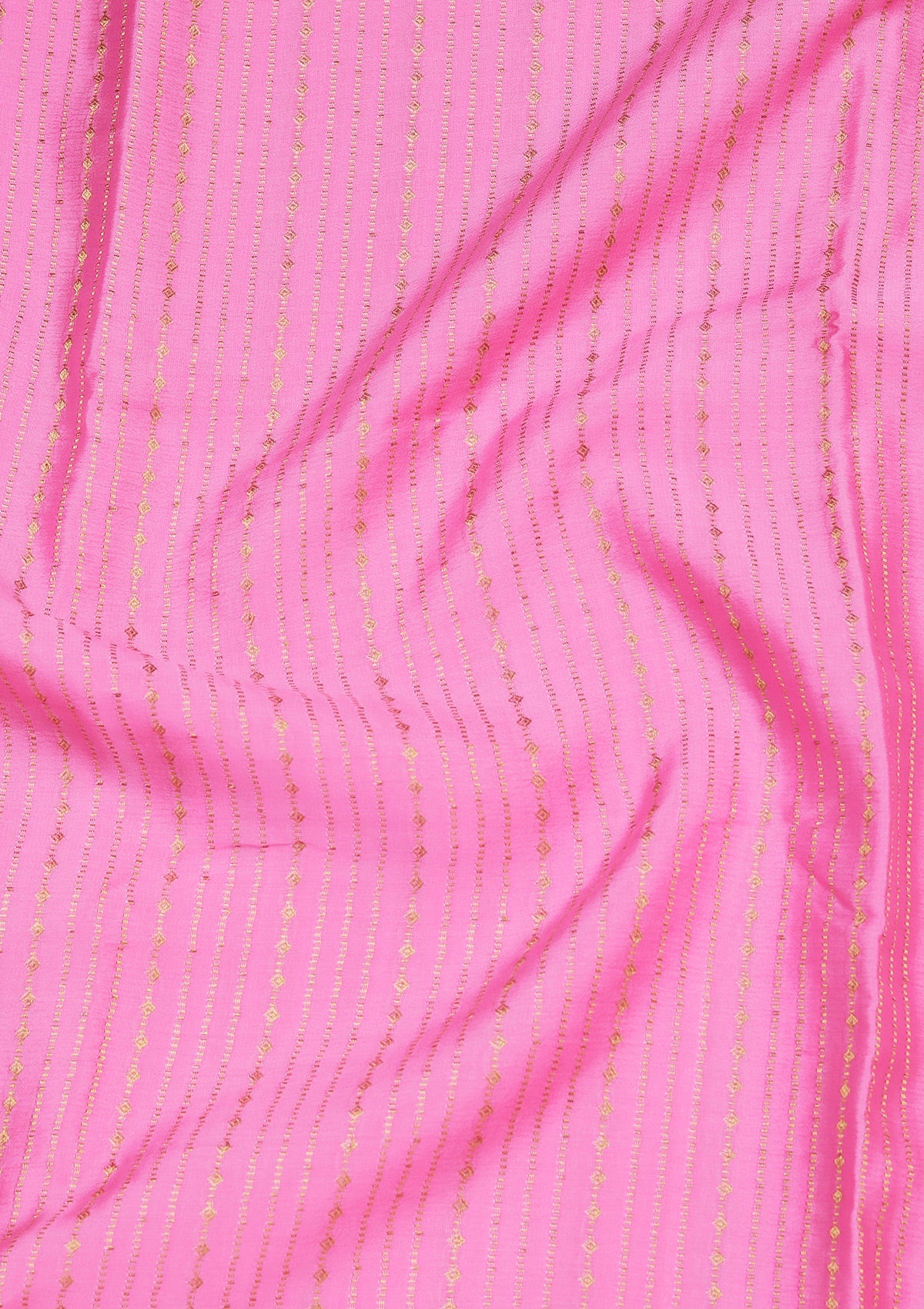 Pink Zariwork Pure Crepe Silk Saree-koskii
